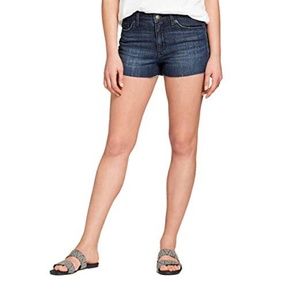 Target darkwash denim cutoff shorts  size 4/27 nwt